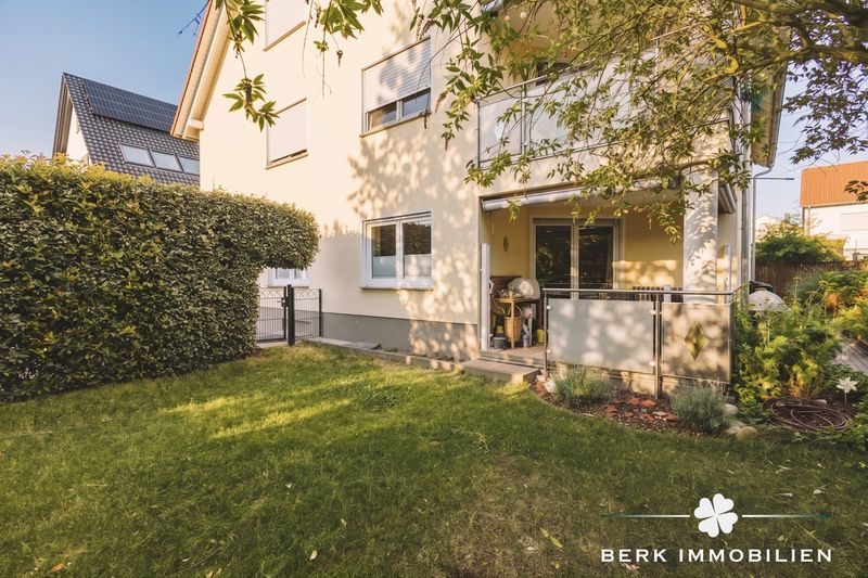 BERK Immobilien – Die attraktive Alternative zum Haus: Erdgeschosswohnung mit Garten in Kleinostheim